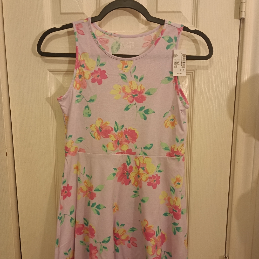 Girls Floral dress size 10/12